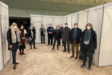Besuch Impfzentrum 2021