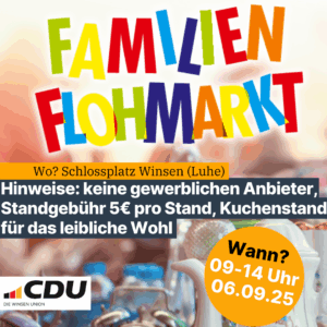 CDU Familienflohmarkt 2025 Winsen