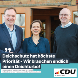Pressemitteilung: Deichschutz mit Priorität